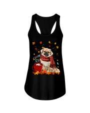 Hot Chocolate - Tibetan Spaniel Ladies Flowy Tank tile