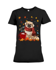Hot Chocolate - Tibetan Spaniel Premium Fit Ladies Tee tile