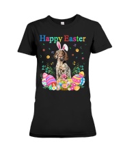 Happy Easter - English Setter 2 Premium Fit Ladies Tee tile