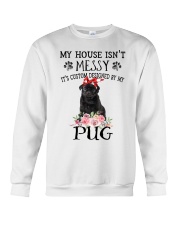 Messy - BLACK Pug 1 Crewneck Sweatshirt tile