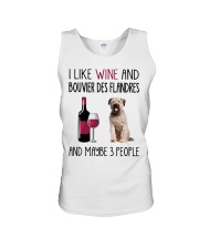 Three People - Bouvier des Flandres Unisex Tank tile