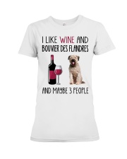 Three People - Bouvier des Flandres Premium Fit Ladies Tee tile