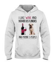 Three People - Bouvier des Flandres Hooded Sweatshirt tile