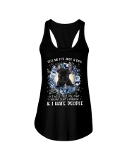 Hate People - French Bulldog Ladies Flowy Tank tile