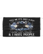 Hate People - French Bulldog Mask tile
