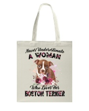 Love Her - RED Boston Terrier Tote Bag tile
