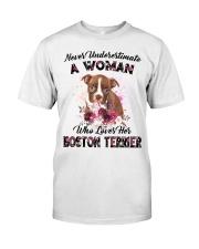 Love Her - RED Boston Terrier Classic T-Shirt front