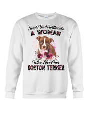 Love Her - RED Boston Terrier Crewneck Sweatshirt tile