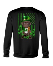 Lucky Flag - CHOCOLATE Labrador Crewneck Sweatshirt tile