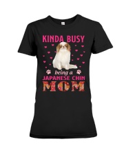 Kinda Busy - Japanese Chin 1 Premium Fit Ladies Tee tile