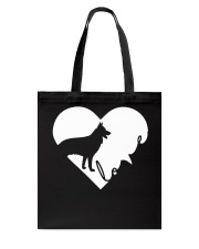 Heart Love - German Shepherd Tote Bag tile