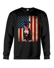 American Staffordshire Terrier - American Flag Crewneck Sweatshirt tile