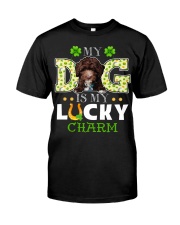 Lucky Charm - CHOCOLATE Goldendoodle Classic T-Shirt front