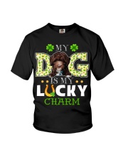 Lucky Charm - CHOCOLATE Goldendoodle Youth T-Shirt tile