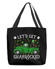 Shamrocked - BLACK American Cocker Spaniel All-Over Tote tile