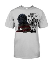 Father Day - Black Cocker Spaniel Classic T-Shirt front