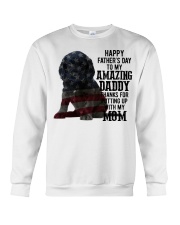 Father Day - Black Cocker Spaniel Crewneck Sweatshirt tile