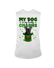 Lucky Charm - BLACK French Bulldog Sleeveless Tee tile