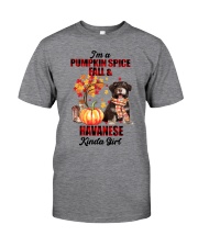 Pumpkin Girl - CHOCOLATE Havanese Classic T-Shirt tile