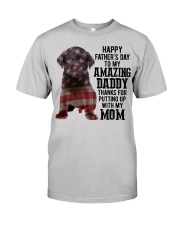 Father Day - CHOCOLATE labs Classic T-Shirt front