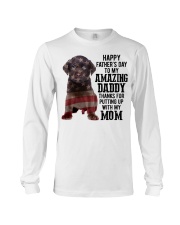 Father Day - CHOCOLATE labs Long Sleeve Tee tile