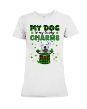 Lucky Charm - Dogo Argentino Premium Fit Ladies Tee tile