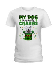 Lucky Charm - Dogo Argentino Ladies T-Shirt tile