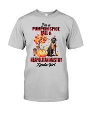 Pumpkin Girl - Neapolitan Mastiff Classic T-Shirt front