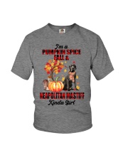Pumpkin Girl - Neapolitan Mastiff Youth T-Shirt tile