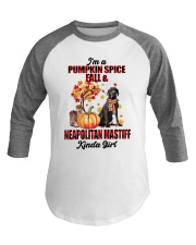 Pumpkin Girl - Neapolitan Mastiff Baseball Tee tile