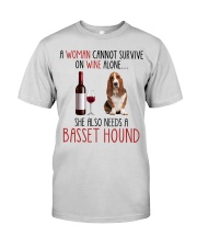 She Also Needs - Basset Hound Dog Premium Fit Mens Tee tile
