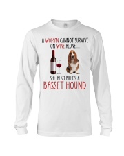 She Also Needs - Basset Hound Dog Long Sleeve Tee tile