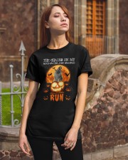 Snapped - GREY Keeshond Classic T-Shirt apparel-classic-tshirt-lifestyle-06