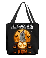 Snapped - GREY Keeshond All-Over Tote tile