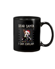 Dear Santa Rat Terrier Mug tile