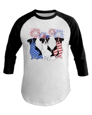 American Firework - Jack Russell Terrier Baseball Tee tile