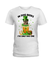 Dog Beers - Yorkipoo Ladies T-Shirt tile