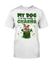 Lucky Charm - Old English Bulldog Classic T-Shirt front