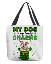 Lucky Charm - Old English Bulldog All-Over Tote tile