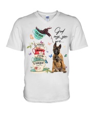 Chosen - Malinois V-Neck T-Shirt tile