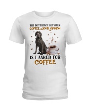 The Difference - Neapolitan Mastiff Ladies T-Shirt tile