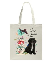 Chosen - BLACK Cockapoo Tote Bag tile