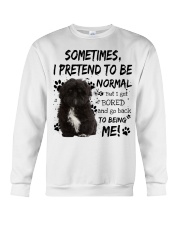 Sometimes - BLACK Shih Tzu Crewneck Sweatshirt tile
