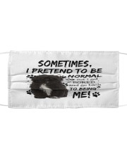 Sometimes - BLACK Shih Tzu Mask tile