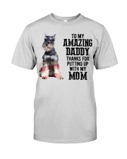 Amazing Daddy - Miniature Schnauzer Premium Fit Mens Tee tile
