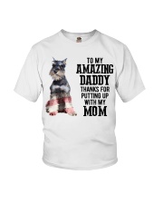 Amazing Daddy - Miniature Schnauzer Youth T-Shirt tile