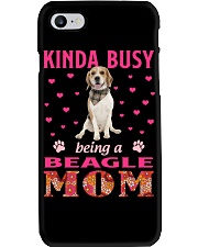 Kinda Busy - LEMON Beagle Phone Case tile