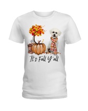 It is Fall - Bichon Frise 1 Ladies T-Shirt tile