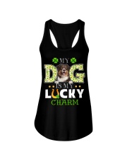 Lucky Charm - Australian Shepherd 3 Ladies Flowy Tank tile