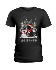 Xmas Reindeer - Pug 1 Ladies T-Shirt tile